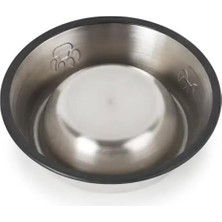 Prime Paslanmaz Çelik Kedi ve Köpek Mama Kabı - Kaymaz Tabanlı, Dayanıklı Besleme Tası (16 Cm)