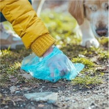 360'LI Kedi Köpek Kaka Poşeti, 24 Rulo, Yırtılmaz ve Sızdırmaz Evcil Hayvan Dışkı Torbası, Çevre Dostu Eko Paket, Kedi Köpek Dış Mekan Temizlik Poşeti