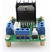 Prime L298N Çift Motor Sürücü Kartı - Dual Motor Driver (Yeşil Pcb)