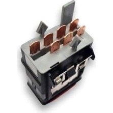Prime Kırmızı Üçgen Dörtlü Flaşör Düğmesi 6N0953235C Vw Lupo ile Uyumlu 1999-2006