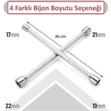 Prime Carub Bijon Anahtarı 17-19-21-23 mm Krom BR4620101
