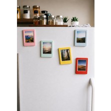 Konseptia EAI Instax Mini 5’li Pastel Renkli Fotoğraf Çerçevesi Magnet Seti