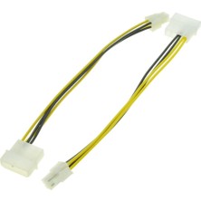 Store 4 Pin Cpu Power Kablosu 4 Pin Molex P3 P4 Atx Güç Anakart Pc G