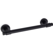 Prime Çekme/sürgü Kapı Kolu Siyah Renk 25 cm