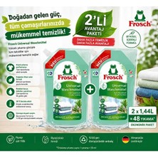 Frosch Universal Waschmittel Çamaşır Deterjanı 1,44 L 24 Yıkama Hassas ve Renkli Çamaşırlar Için x 3 Adet