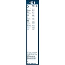 Prime Rüzgarlıklı Silecek Seti Auris (2007-2012) 653S 3397118325