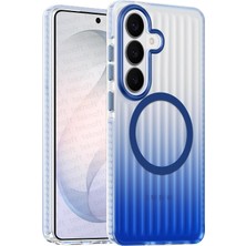 Store Samsung Galaxy S26 Plus Için Prestige Serisi Magsafe ile Uyumlu Yükseltilmiş Lens Çerçeveli Ultra Güçlü Darbeye Dayanıklı Yumuşak Silikon Kılıf (Mavi, Galaxy S26 Plus)