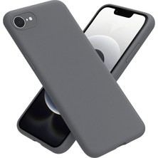 Apple Iphone 16E Kılıf First Silikon - Gri