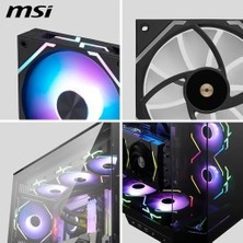 Prime Msı Mpg EZ120 Argb-3b Siyah Kasa Fanı