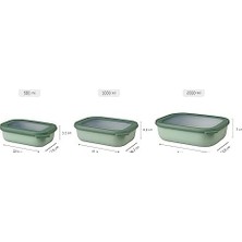 Prime Cirqula Çok Amaçlı Kase Dikdörtgen Lilac – 1000 ml – Stok Kutusu, Buzdolabı Kutusu, Derin Dondurucu, Mikrodalga Fırın Kabı ve Kapaklı Servis Kasesi Olarak Kullanılabilir