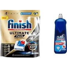 Karok Ticaret Plus 60 Kapsül Bulaşık Makinesi Deterjanı Tableti 1 x 60 Kapsül ve Finish Bulaşık Makinesi Parlatıcı & Kurutucu 1 x 800 Ml, 60 Kapsül/ 800 ml