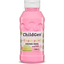Prime Süper Yıkanabilir Parmak Boya 350ML - Pembe