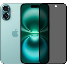 Store Tam Kaplayan Hayalet Parmak Izi Bırakmayan Safir Ekran Koruyucu Cam, iPhone 16 Ile Uyumlu