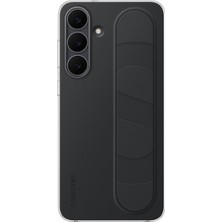 Store Galaxy S25 Fe Standlı Kordınlu Silikon Kılıf, Siyah
