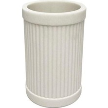 Prime Reçine Tezgah Üstü Diş Fırçalığı Beyaz 124X80X80 mm