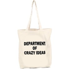 Prime Department Of Crazy Baskılı Gabardin Bez Çanta