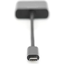 Prime USB Tip C Grafik Adaptörü, USB Type-C - HDMI Tip A, 4K Ultra Hd 30Hz, Plastik, Siyah