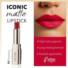 Prime Cosmetics Lipstick 111 Fearless Kalıcı Mat Ruj, Kırmızı
