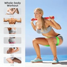 Karok Ticaret Farklı Dirençte Pilates Squat Aerobik Bandı - Hafif,orta,sert Çalışma Lastiği-Evde Spor Karın Kası Sıkılaşma Seti