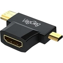 Prime Mini Hdmı/micro HDMI Erkek To HDMI Dişi Dönüştürücü Adaptör