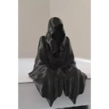 Larskas 3D Masa - Kitaplık - Gamer Dekorasyonu Ghost Azrail Kitaplık Figürü 9 cm