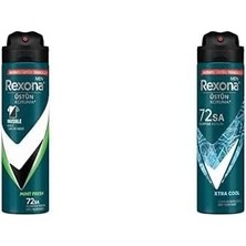 Prime Rexona Men Erkek Sprey Deodorant Natural Fresh Mint 72 Saat Kesintisiz Üstün Koruma 150 ml ve Rexona Men Erkek Sprey Deodorant Xtra 72 Saat Kesintisiz Üstün Koruma 150 ml