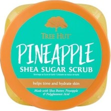 Prime Tree Hut Ananas Shea Şeker Ovma | Peeling Vücut Ovma Yumuşak ve Nemli Bir His Için Ölü, Kuru Cildi Temizler | Besleyici Temel Vücut Bakımı | 18 Oz.