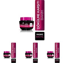 Prime Elseve Arginine Direnç X3 Dökülme Karşıtı Maske 300 ml (4 Paketi)