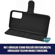 Prime Appple 13 Için Kılıf Fabric Book Wallet Siyah [ 13 ile Uyumlu Kılıf - Siyah]