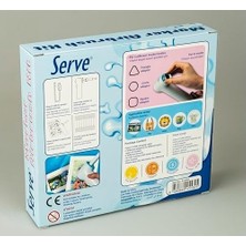 Prime Serve Aırbrush Kıt 12 Keçeli Kalem ile Birlikte