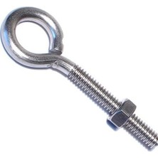Prime 014973180720 Göz Cıvatası, 1/4-20 x 7,6 Cm, 8 Parça