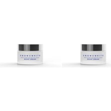 Prime Snow Leke ve Yaşlanma Karşıtı Gece Kremi 50ML (2 Paketi)