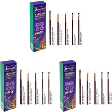 Prime Nascita Premium Göz Makyaj Fırça Seti - 01 (3 Paketi)