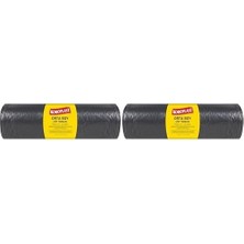 Prime Ekonomik Endüstriyel Orta Siyah Çöp Torbası 55X60 2li Paket