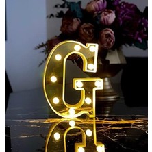 Prime 3D Işıklı LED Harf Dekoratif Aydınlatma Büyük Boy G