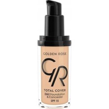 Prime Total Cover 2si1 Arada Kapatıcı ve Fondöten No: 02 Ivory - 30 ml
