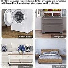 Prime Çamaşır Makinesi Ayağı Titreşim Gürültü Hareket Önleyici Mobilya Yükseltici Ayak (4 Adet)