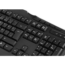Prime KB-250U, Multimedia Q Klavye, Türkçe, Siyah
