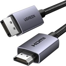 Prime 4K 1080P@120Hz Displayport 1.2 To HDMI 1.4 Örgülü Kablo, 1.5m, 35841