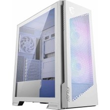 Prime Msı Mpg Velox 300R Aırflow Pz Whıte Temperli Cam 2 x 120MM Argb 1xx 120 mm Fan E-Atx Gaming Bilgisayar Kasası