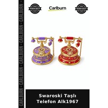 Carlburn Özel Üretim Işıltılı Aksesuar Şık Swaroski Taşlı Telefon ALK1967