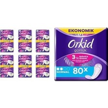 Prime Orkid Platinum Anne Kız Paketi Uzun 72'li ve Orkid Günlük Ped Normal Dev Ekonomi Paketi 80 Ped