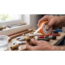 Prime Profesyonel Ptfe Sızdırmazlık Şeridi 19MM x 30M x 0.075MM - Tesisat ve Vida Dişli Izolasyon Elemanı, Su ve Gaz Uyumlu Büyük Boy (1 Adet)