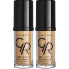 Prime Total Cover 2si1 Arada Kapatıcı ve Fondöten No: 18 Cappuccino - 30 ml (2 Paketi)