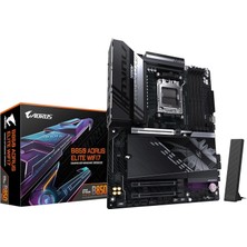 Prime Gıgabyte B850 Aorus Elıte Wıfı7 LGA1851 Ddr5 7600MHZ(OC) Pcıe 5.0 Çift M.2 Wifi 7 2.5gbe Lan Atx Anakart