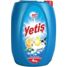 Prime Yetiş Sıvı Bulaşık Deterjanı Limonlu 4000 gr