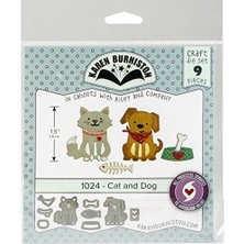 Prime Kb Riley Karen Burniston Kalıp Kedi ve Köpek, Metal, Çok Renkli, 13,34 x 12,7 x 0,2 cm