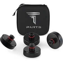Prime T Parts Model S x 3 Y Juniper/standart Uyumlu Lift Takozu Seti, Model S x 3 Y Lift Takoz Takımı, Takoz, Batarya Koruyucu Lift Takozu Seti Alt Panel Koruma (4 Adet)