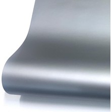 Prime Silver Gümüş Renk Yapışkanlı Folyo Mat Yüzey 61 cm 1 Metre