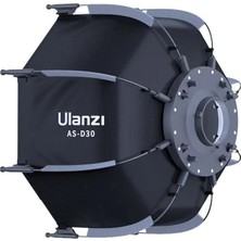 Prime AS-D30 30CM Mini Bowens Montajlı ve Izgaralı Sekizgen Softbox